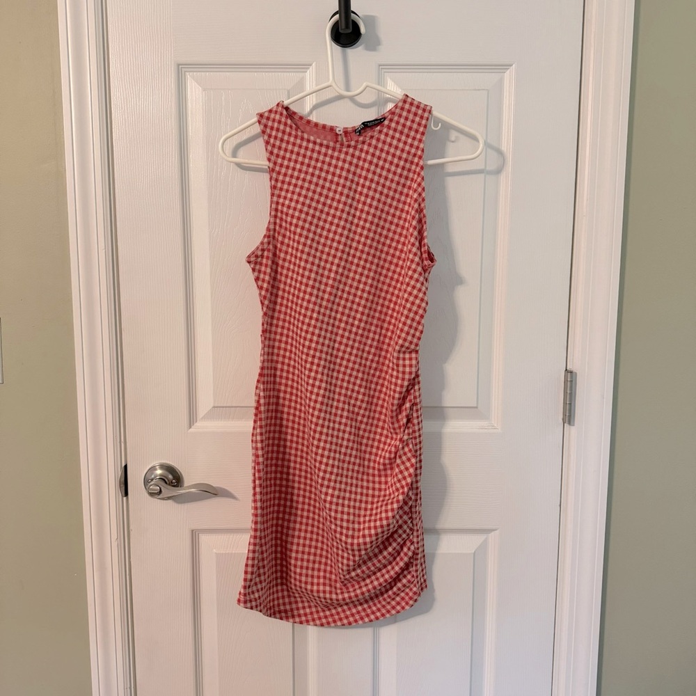 Zara Gingham Bodycon Dress